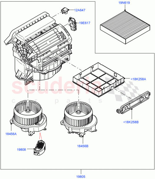 Part Diagram for Land Rover LR157904