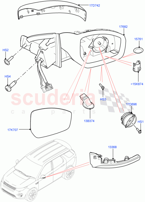 Part Diagram for Land Rover LR072913