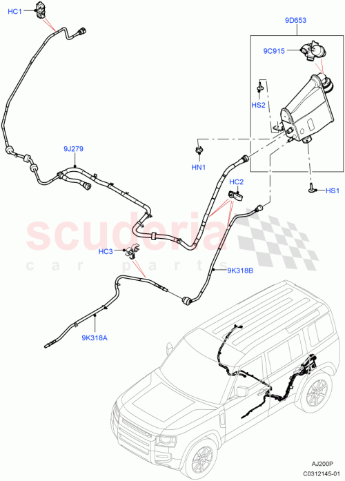 Part Diagram for Land Rover LR154201