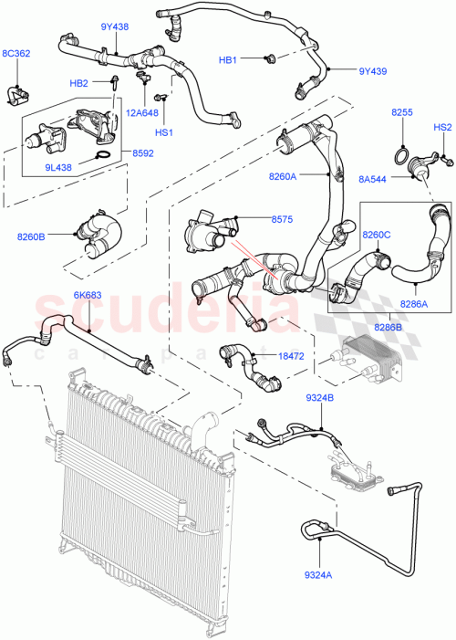 Part Diagram for Land Rover LR020126
