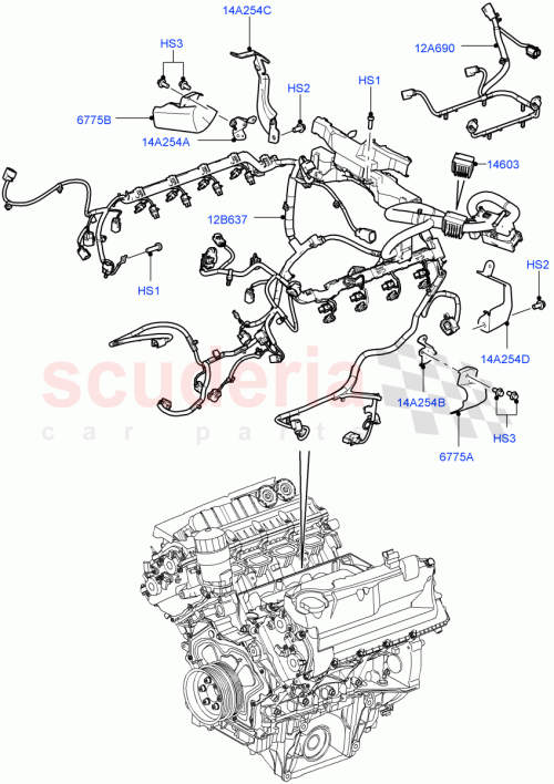 Part Diagram for Land Rover LR012002