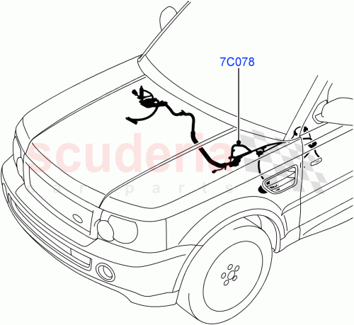 Part Diagram for Land Rover YMD501693