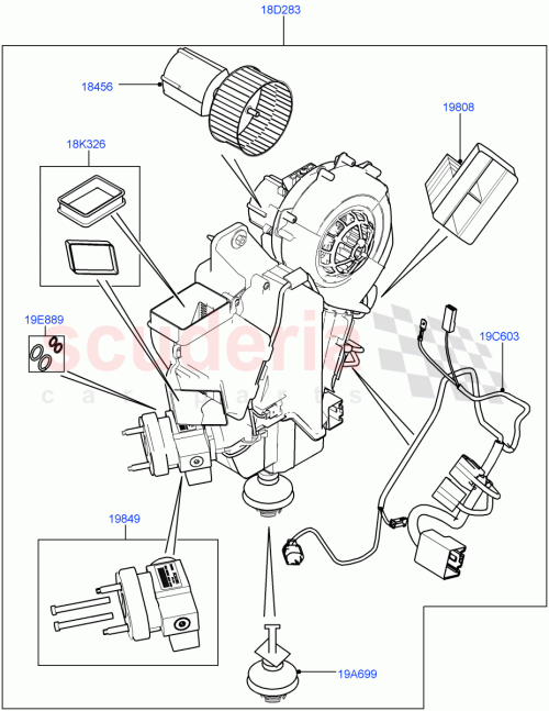Part Diagram for Land Rover LR066290