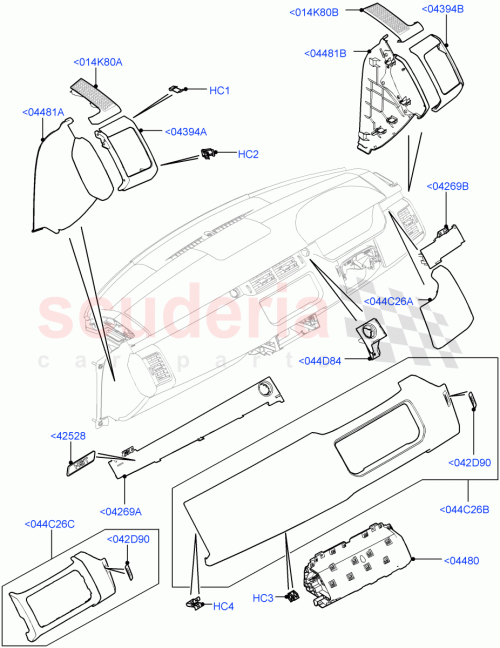Part Diagram for Land Rover LR100300