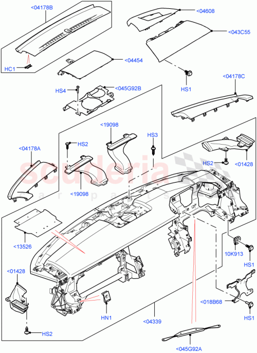 Part Diagram for Land Rover LR131119