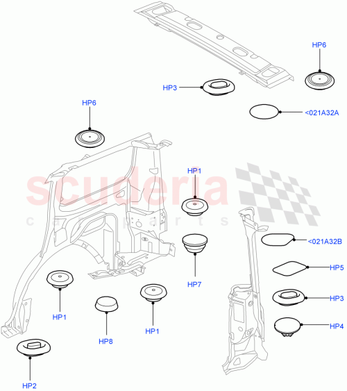 Part Diagram for Land Rover LR014316