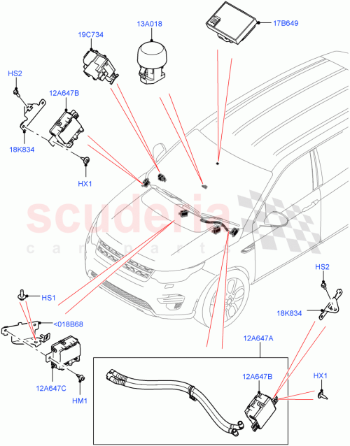 Part Diagram for Land Rover LR140734