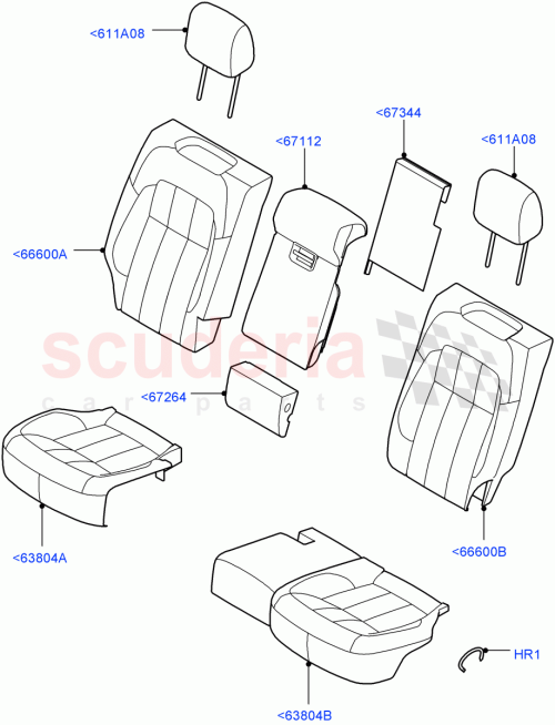Part Diagram for Land Rover LR161249