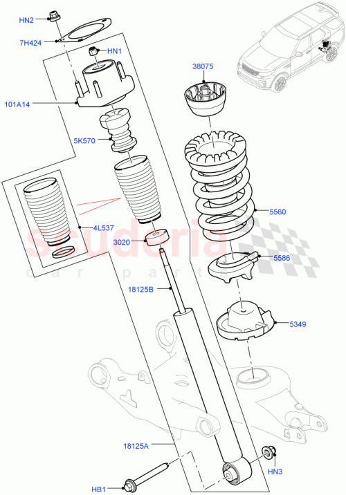 Part Diagram for Land Rover LR081567