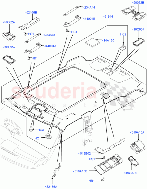 Part Diagram for Land Rover LR046202