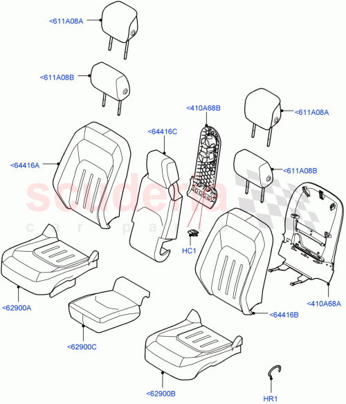 Part Diagram for Land Rover LR156998