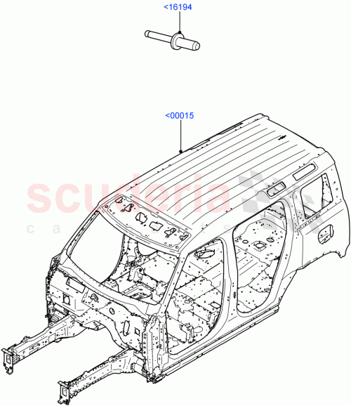 Part Diagram for Land Rover LR131245