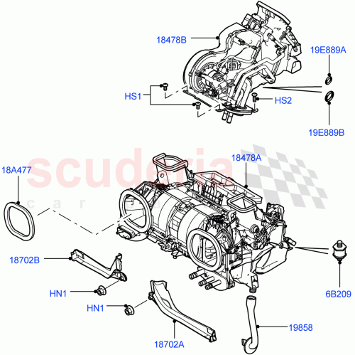 Part Diagram for Land Rover LR010840