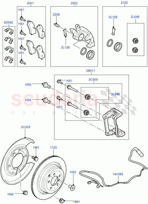 Part Diagram for Land Rover LR031844