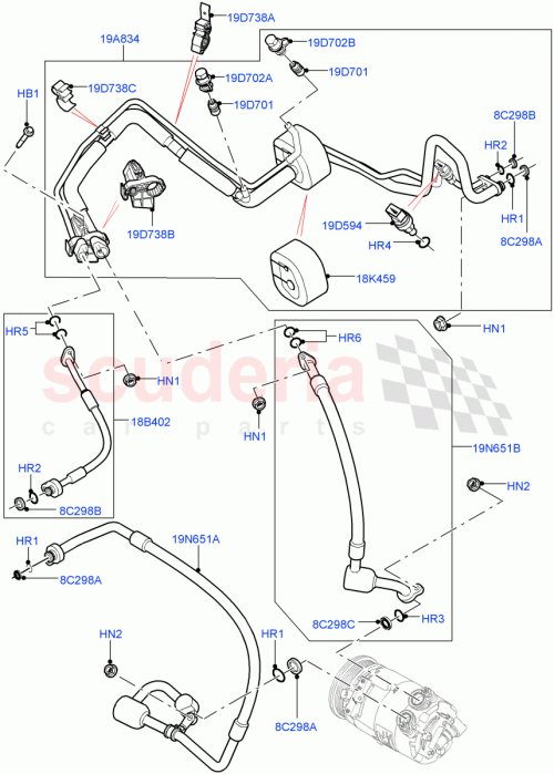 Part Diagram for Land Rover LR027791
