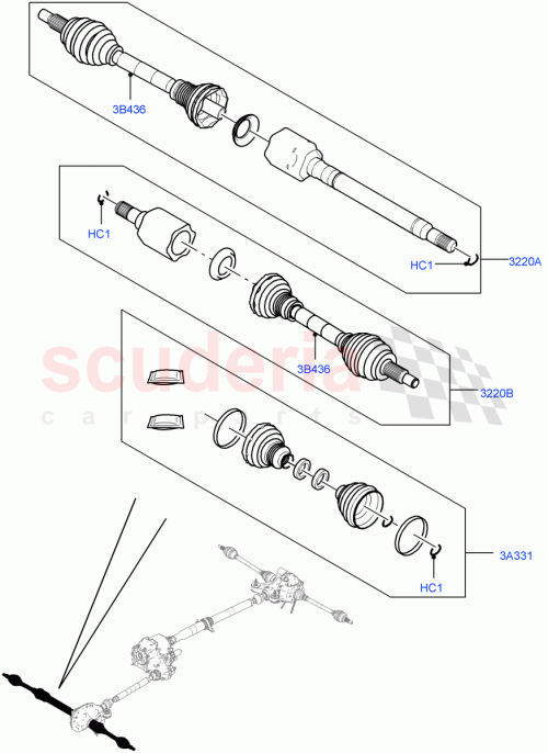 Part Diagram for Land Rover LR161124