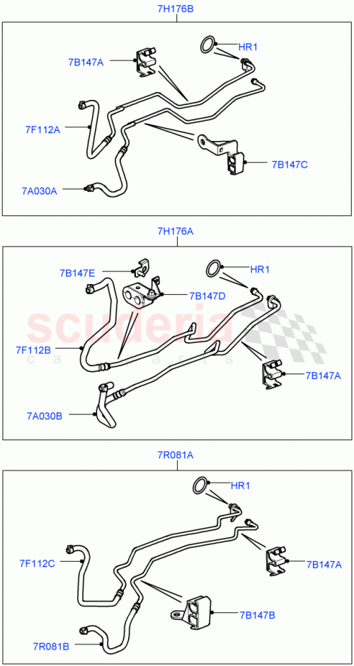 Part Diagram for Land Rover UBU500070