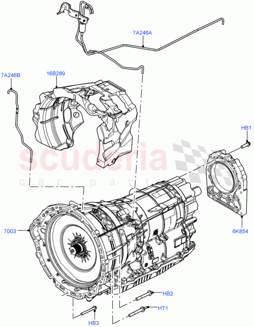 Part Diagram for Land Rover LR092840
