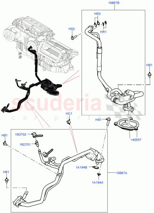 Part Diagram for Land Rover LR131158