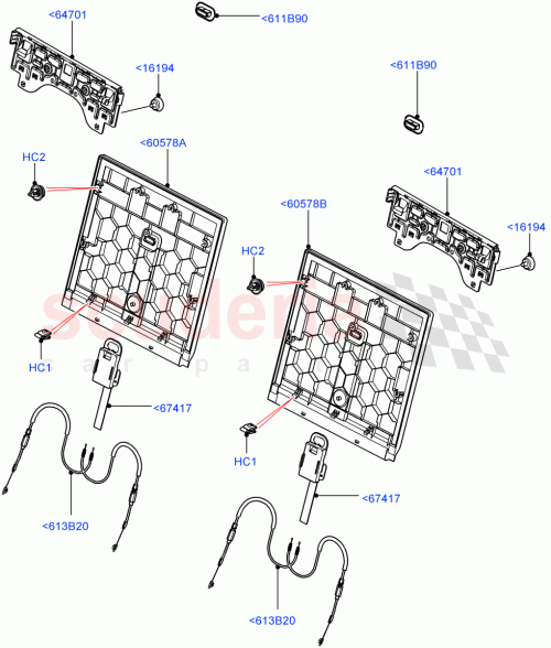 Part Diagram for Land Rover LR074814