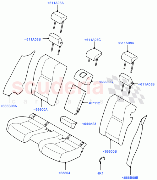 Part Diagram for Land Rover LR092179