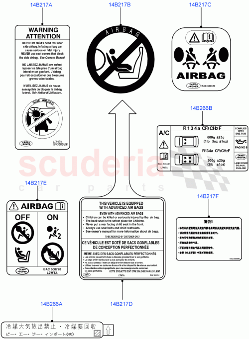 Part Diagram for Land Rover BAC500890