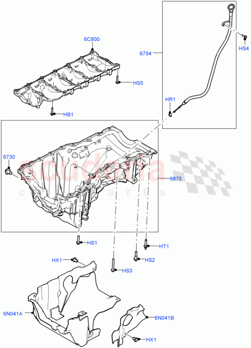 Part Diagram for Land Rover LR141273