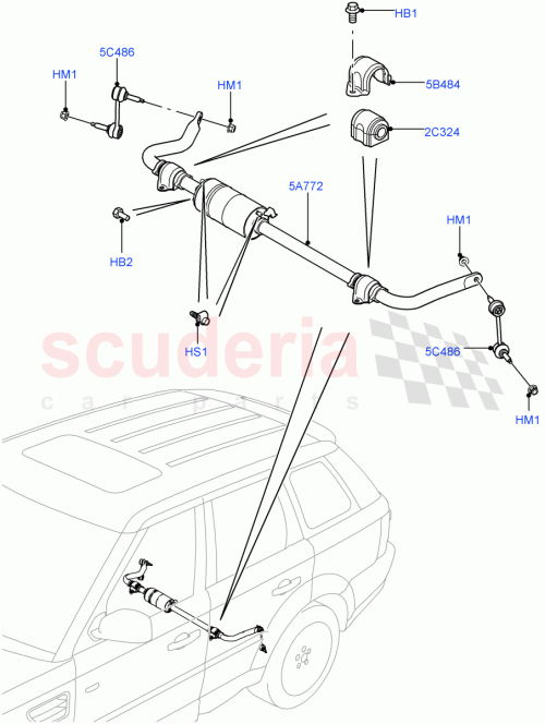 Part Diagram for Land Rover LR024072