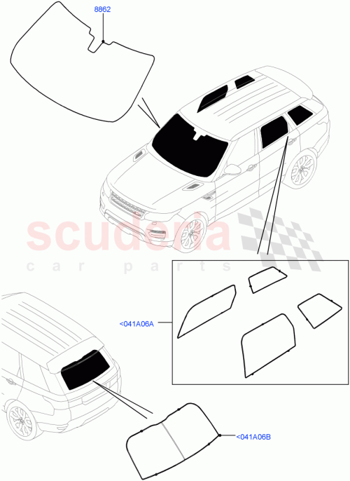 Part Diagram for Land Rover VPLWS0231