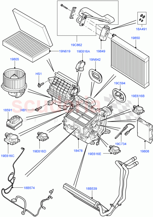 Part Diagram for Land Rover LR031678