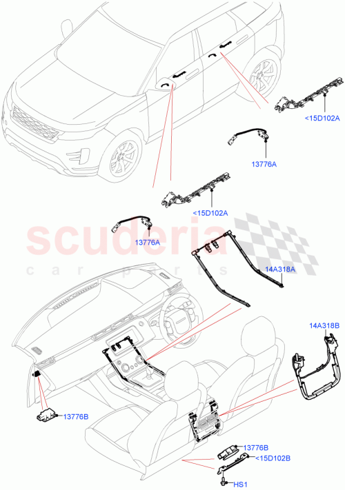 Part Diagram for Land Rover LR155456