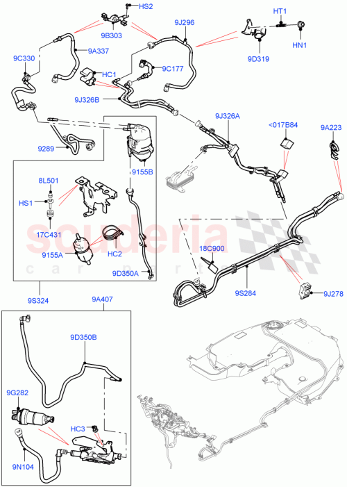 Part Diagram for Land Rover LR138371