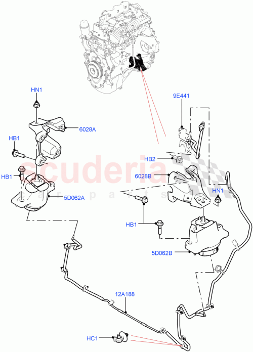 Part Diagram for Land Rover LR090494