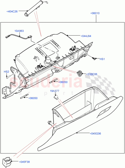 Part Diagram for Land Rover LR122839