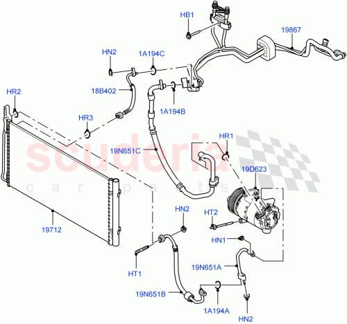 Part Diagram for Land Rover LR116447