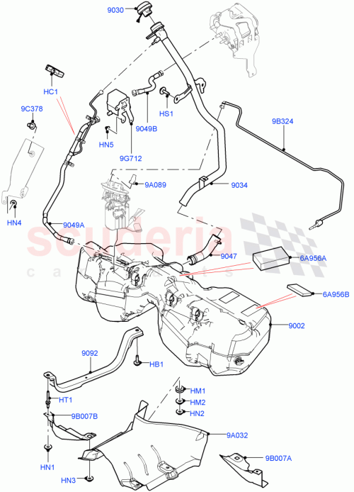 Part Diagram for Land Rover LR112855