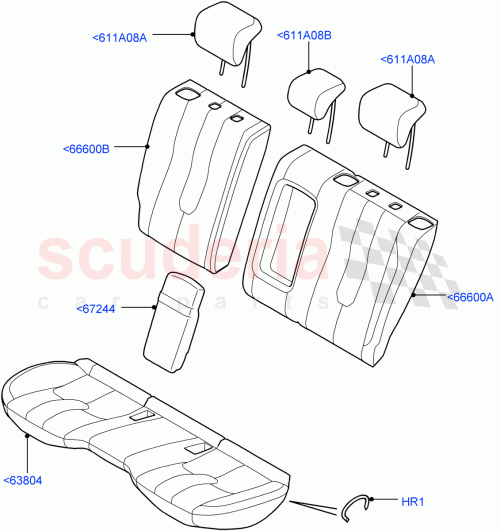 Part Diagram for Land Rover LR080104