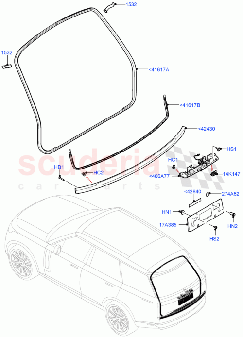 Part Diagram for Land Rover LR153269