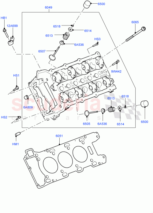 Part Diagram for Land Rover LR010905