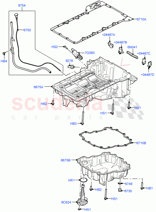 Part Diagram for Land Rover LR163181