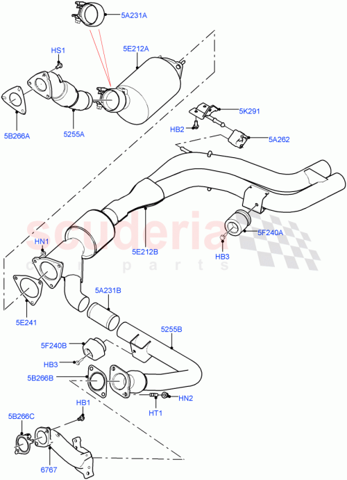Part Diagram for Land Rover LR032289