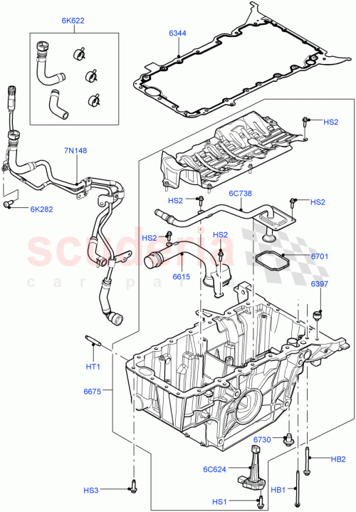 Part Diagram for Land Rover LR022757