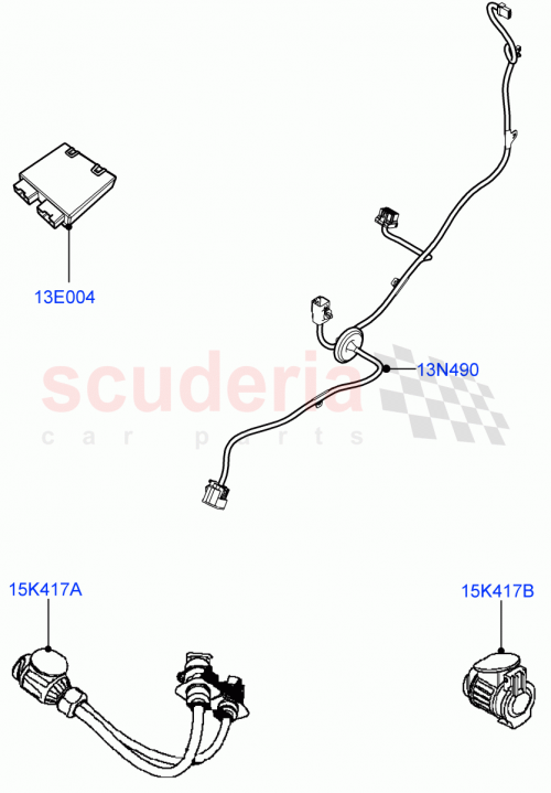 Part Diagram for Land Rover LR143645
