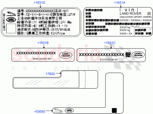 Part Diagram for Land Rover LR149606