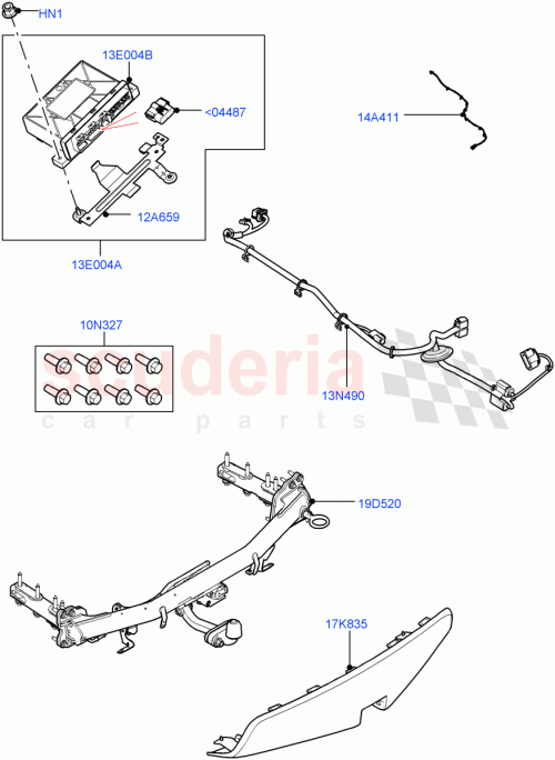 Part Diagram for Land Rover VPLCB0439