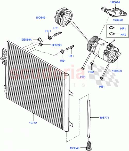 Part Diagram for Land Rover LR002942