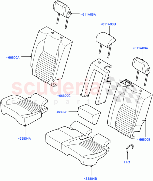Part Diagram for Land Rover LR167733