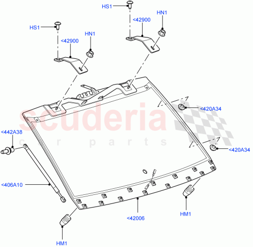 Part Diagram for Land Rover BHB790050