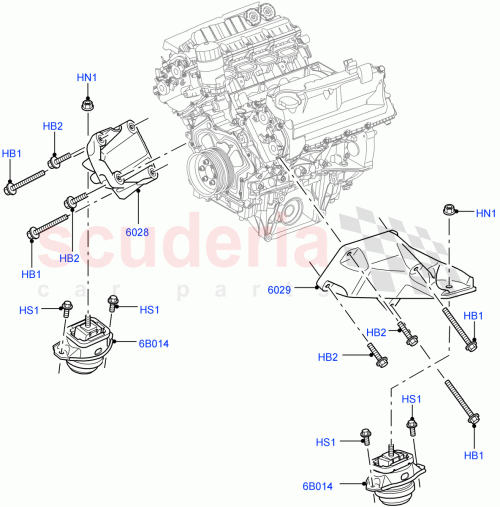 Part Diagram for Land Rover KKB500770