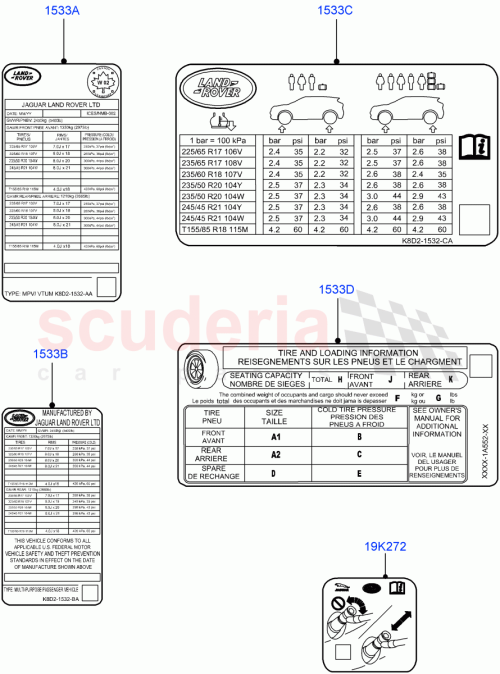 Part Diagram for Land Rover LR117785